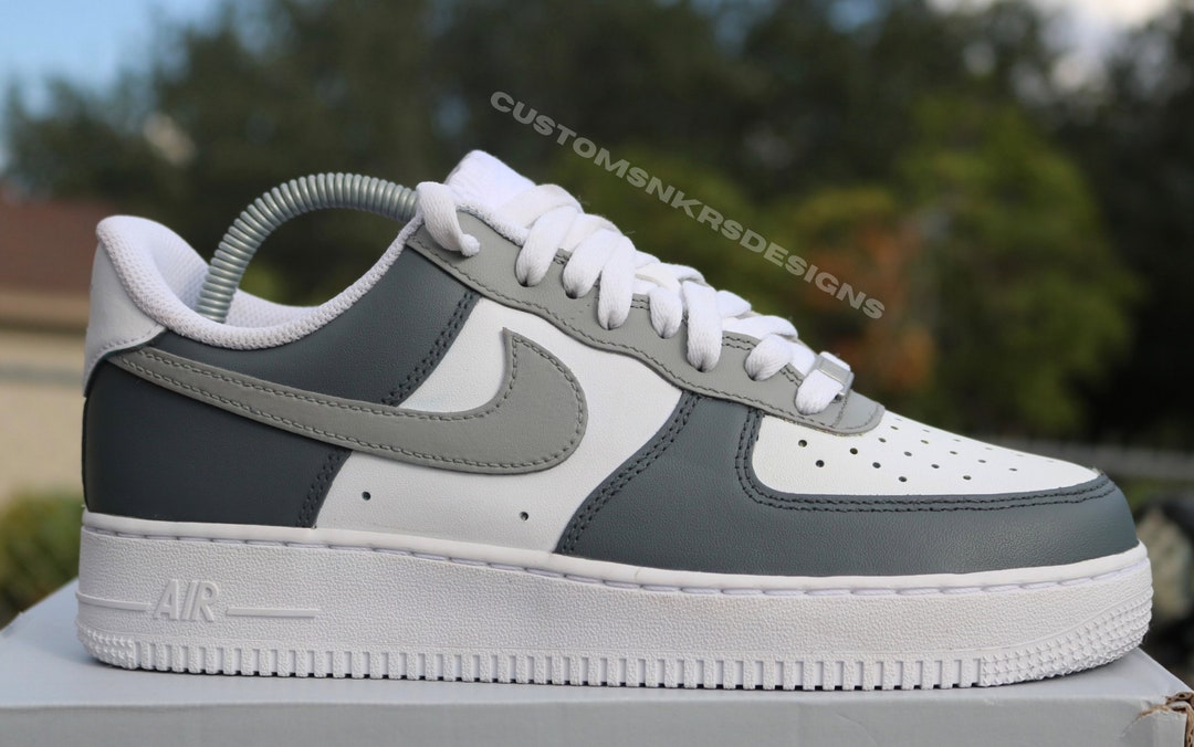 custom grey af1