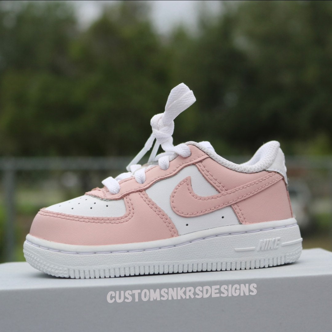 Pink Girls Air Force 1 Etsy Canada