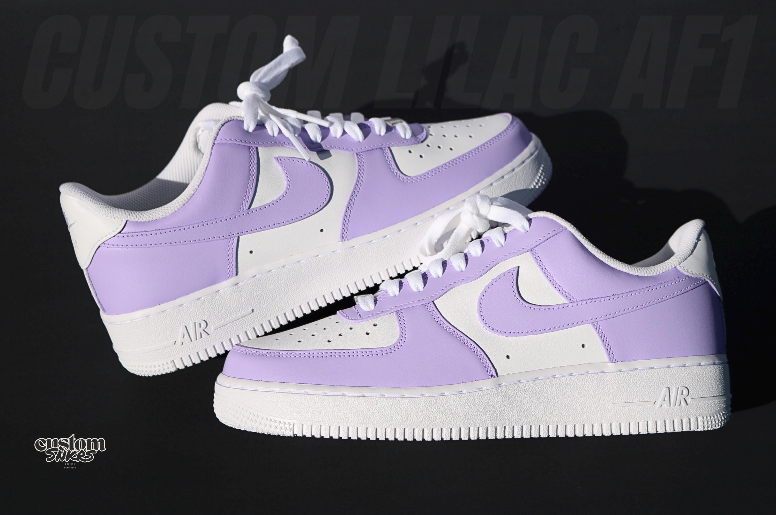 NIKEByYou カスタム ピンク紫 Custom nike air force 1 pink - Etsy 日本