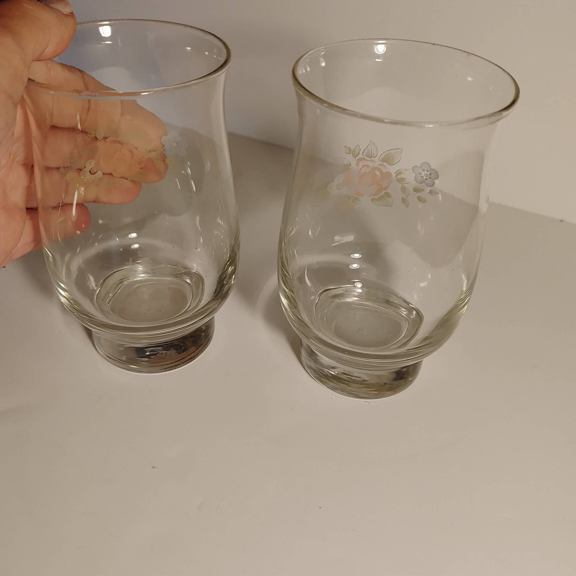 Kitchen & Dining Retro 1985 Pfaltzgraff 14 oz 'Tea Rose' Tumblers