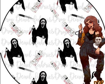 DDF Exclusive GF Favorite Scary Movie Seamless File On White