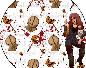 DDF Exclusive Bloody SackHead Seamless File On White