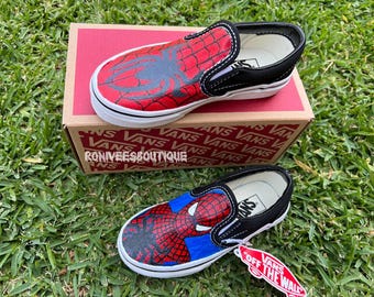 Malowane ręcznie Vansy Spider-Mana