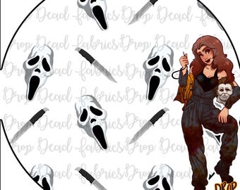 DDF Exclusive Ghostie Seamless File On White