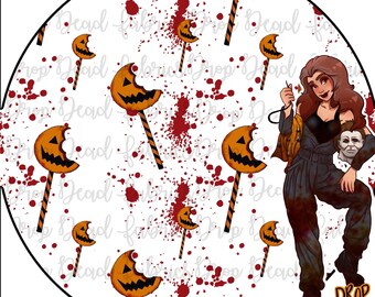 DDF Exclusive Bloody Lollipops Seamless File On White