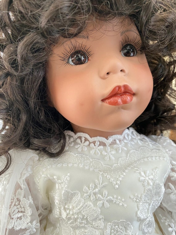 Buy 93 Ebony Bride the Doll Maker Black African American Vinyl Girl Doll 24 Online in India Etsy