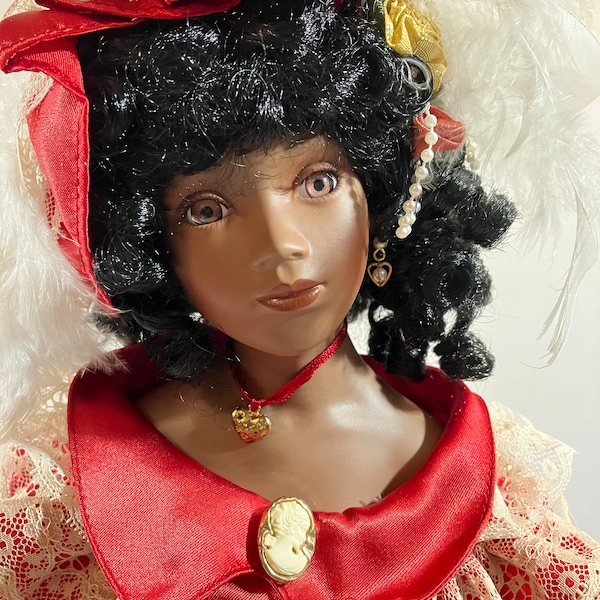Black Porcelain Dolls Etsy