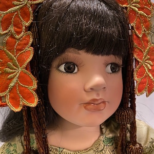 159 - Golden Blossom Paradise Galleries 24&quot; Asian Girl Female Doll