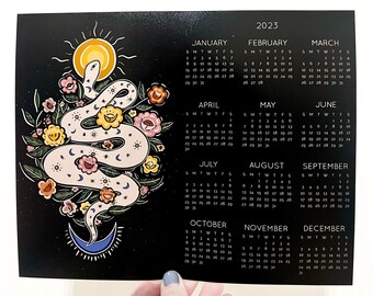 Celestial Snake 2023 Calendar Print