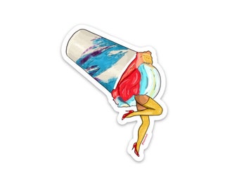 Water Ice Philly Pin-up Sticker