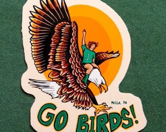 Go Birds! Philadelphia Eagles Sticker