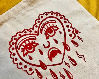 Weeping Heart Tote Bag