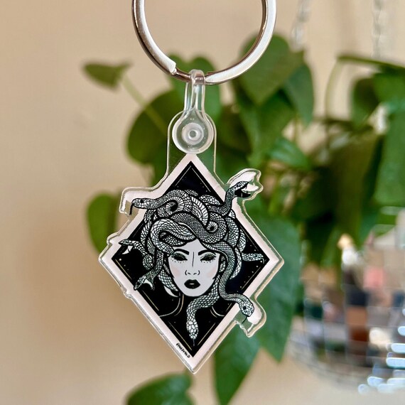 Medusa Keychain Etsy