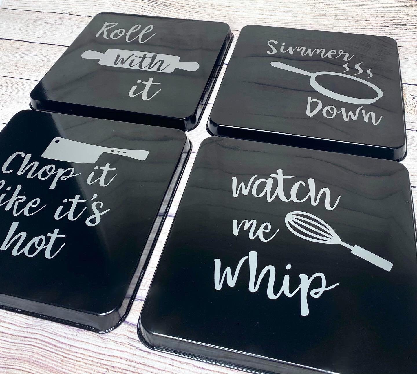 Gas Stove Top Burner Cover Set/kitchen Decor/ Burner Covers Etsy