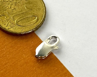 925 Sterling Silver Lobster Clasp – Medium Jewelry Closure for Necklaces & Bracelets | CHH-03