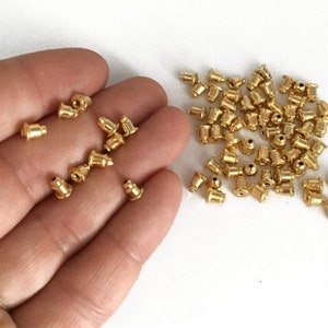 10x6 Mm Gold Color Earring Backs, Silicone Clear Earring Backs, Earring  Stopper, CLP002 