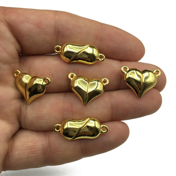 Gold magnetic 2024 clasps for necklaces
