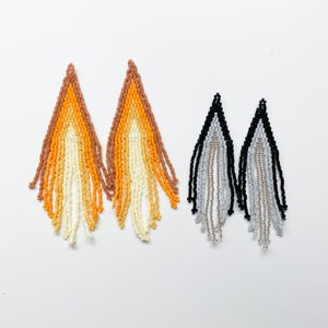 Jay | Customizable | Beaded earrings | Handmade earrings | Dangle earrings | Wearable art
