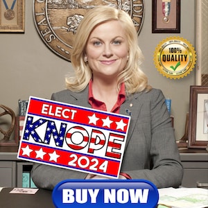 Elect Knope 2024, Knope 2024 Sticker, Leslie Knope For President Sticker, Parks And Rec Fan Art Sticker