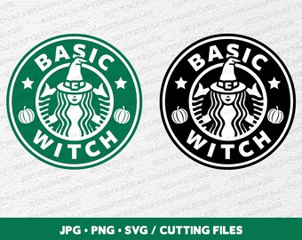 Basic Witch Svg File Etsy