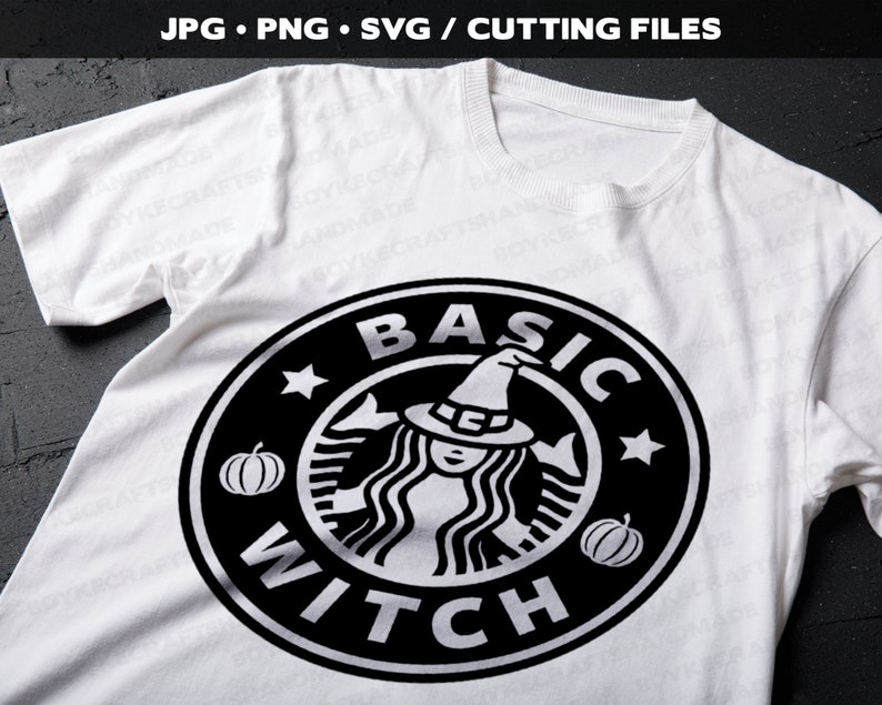 Download Basic Witch Starbucks Logo Svg Witch Svg Hallaween Gift | Etsy