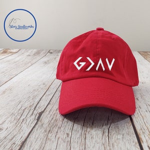 God is Greater Than the Highs and Lows, Embroidered Dad Hat, Baseball Caps for Women, Hats with Designs, Adjustable Hats, Made to Order Hats