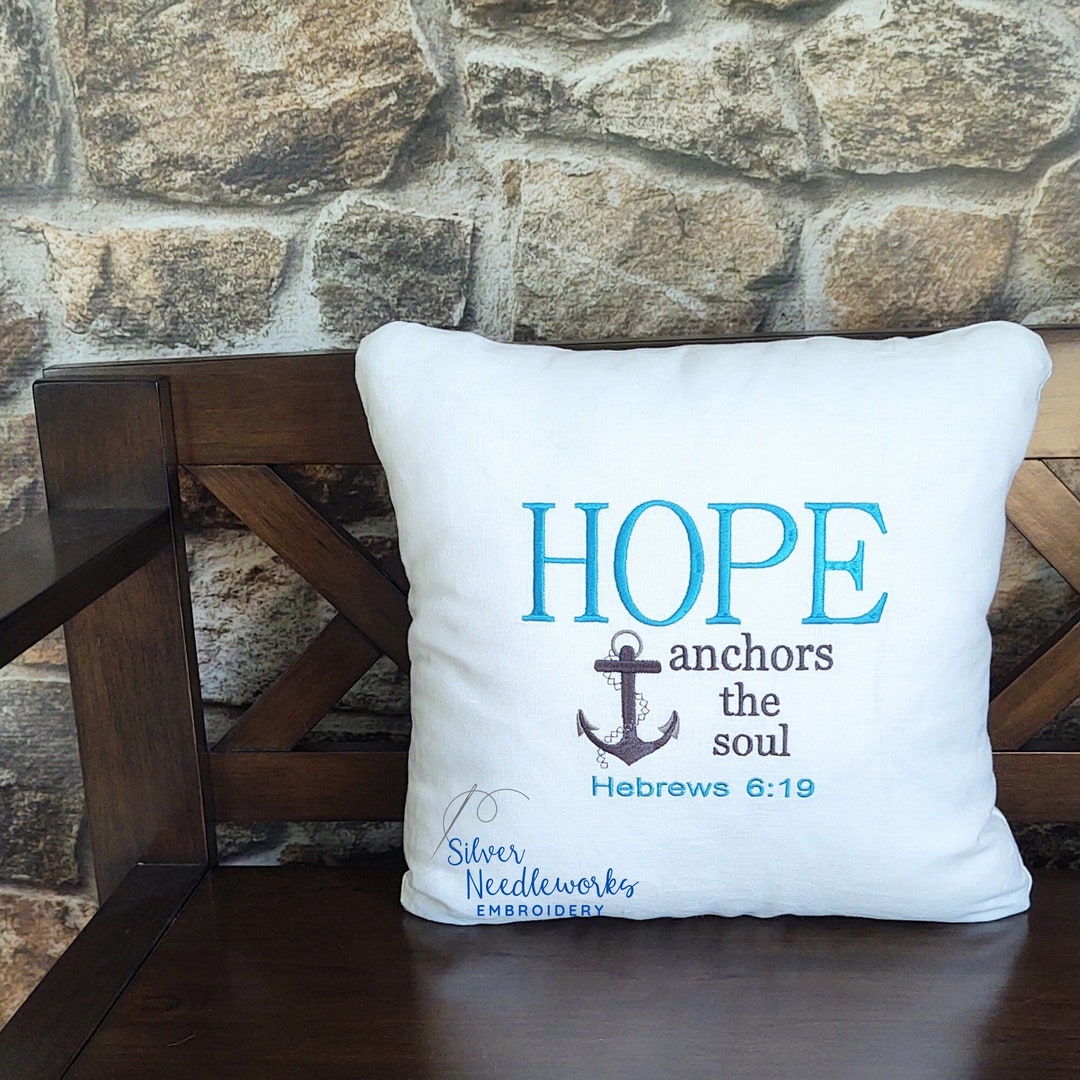 Scripture Pillow Bible Verse Pillow Faith Pillow Etsy