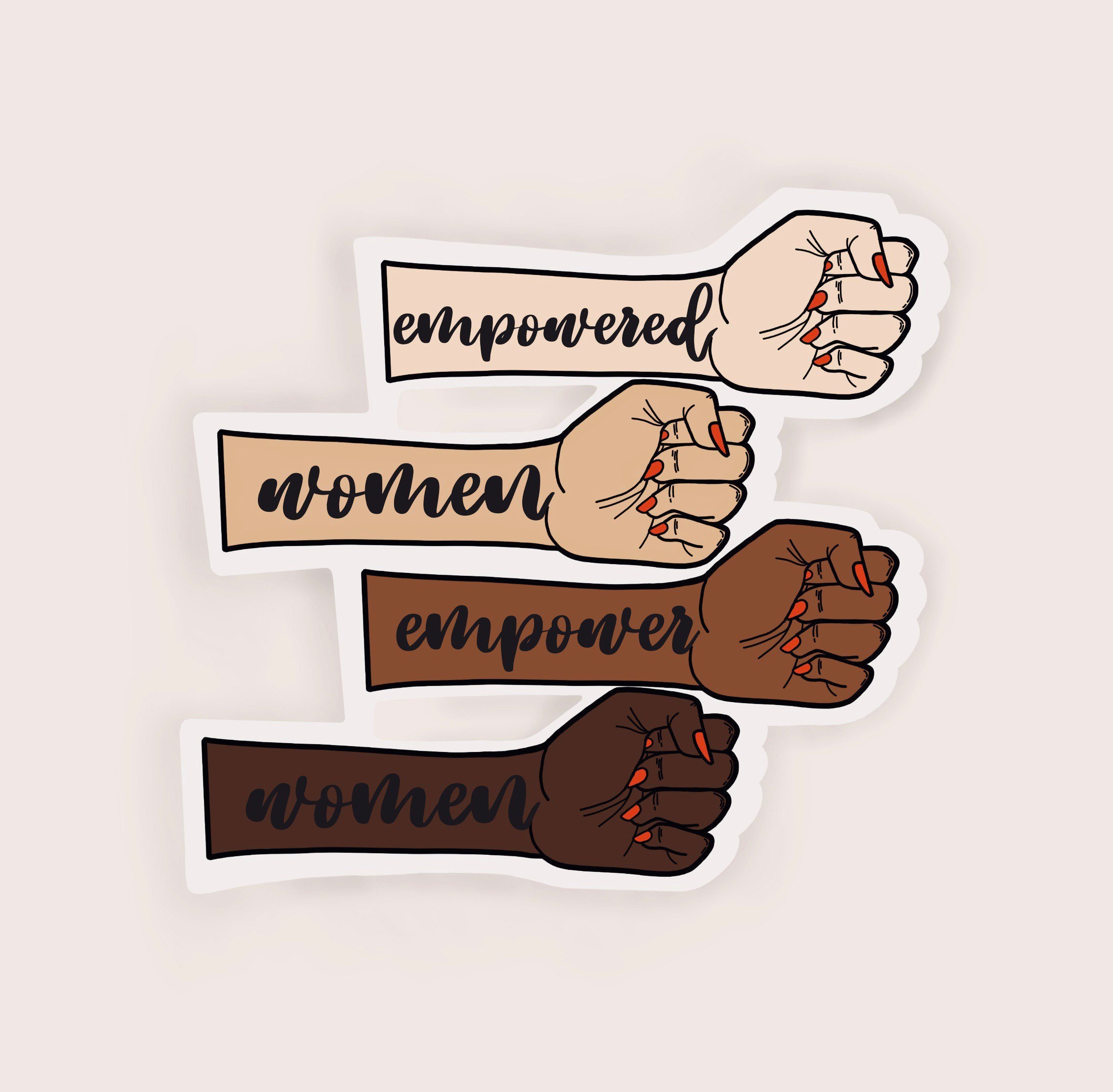 Empowered Women Empower Women Sticker, Feminism Sticker, Laptop Decal…