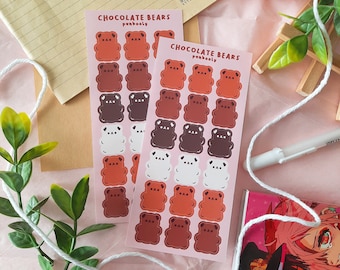 Bear Sticker Sheet