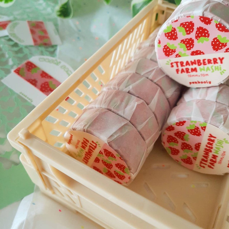 Strawberry Washi Tape 画像 9
