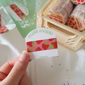 Échantillon de fraise washi