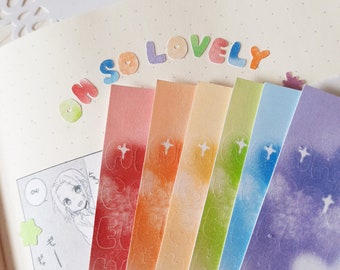 Watercolor Bubble Alphabet Sticker Sheets