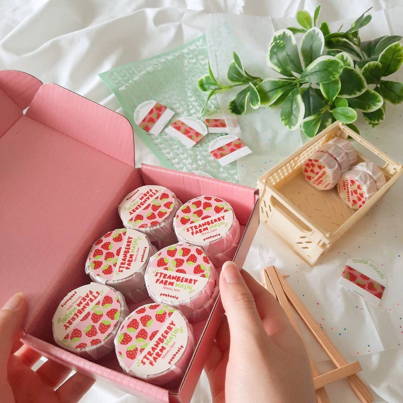 Strawberry Washi Tape 画像 2