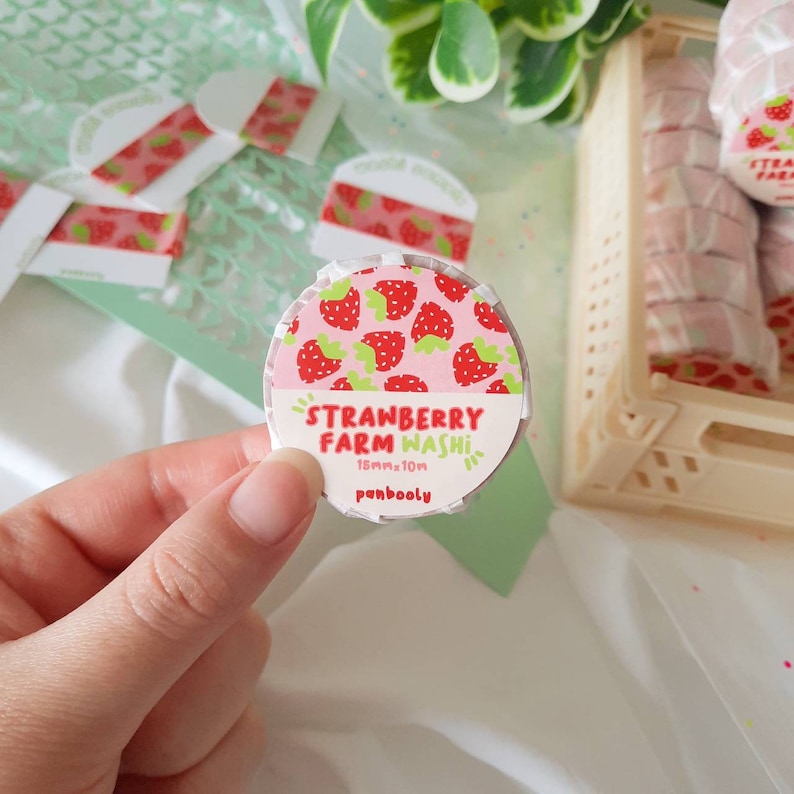 Strawberry Washi Tape image 7