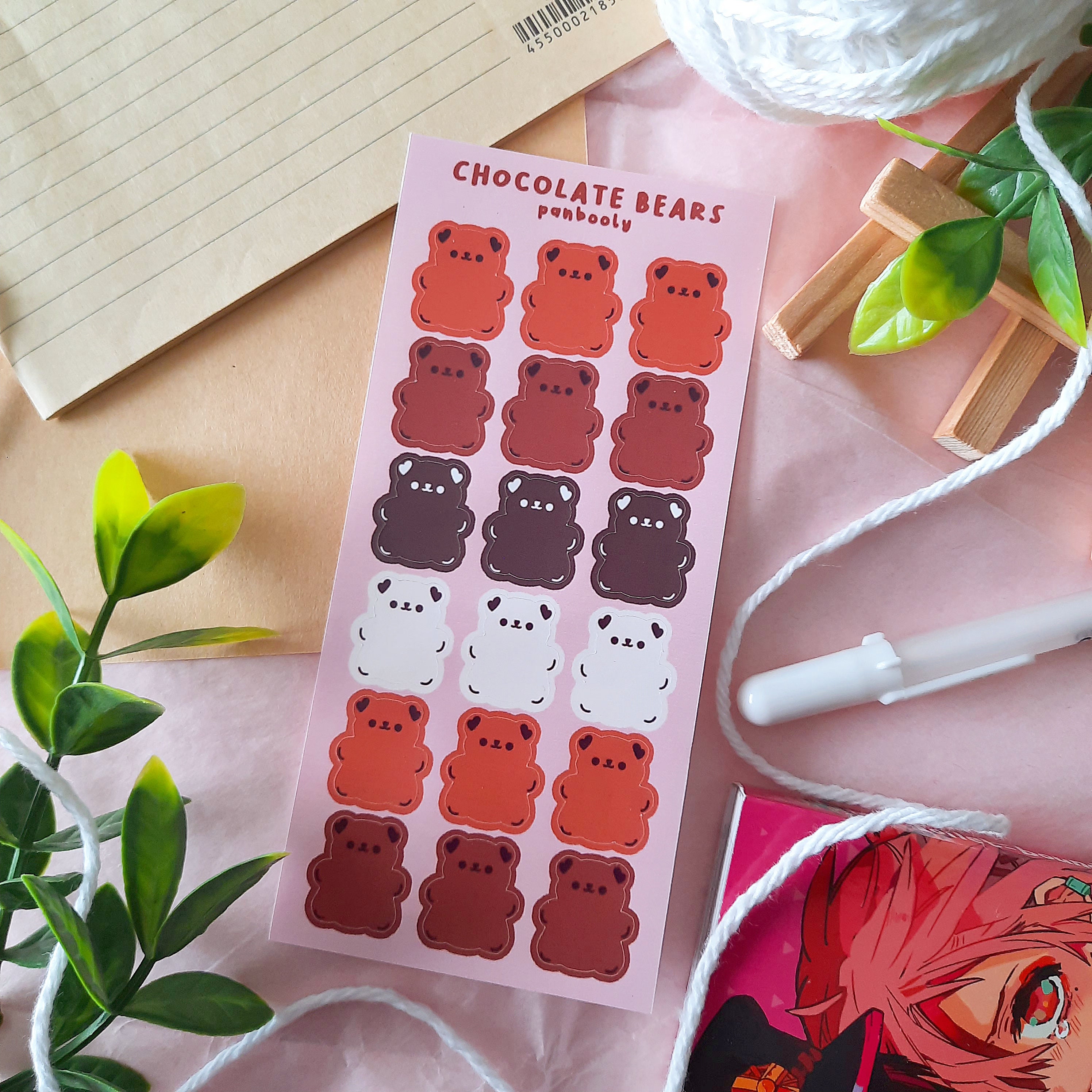 Bear Sticker Sheet - Etsy