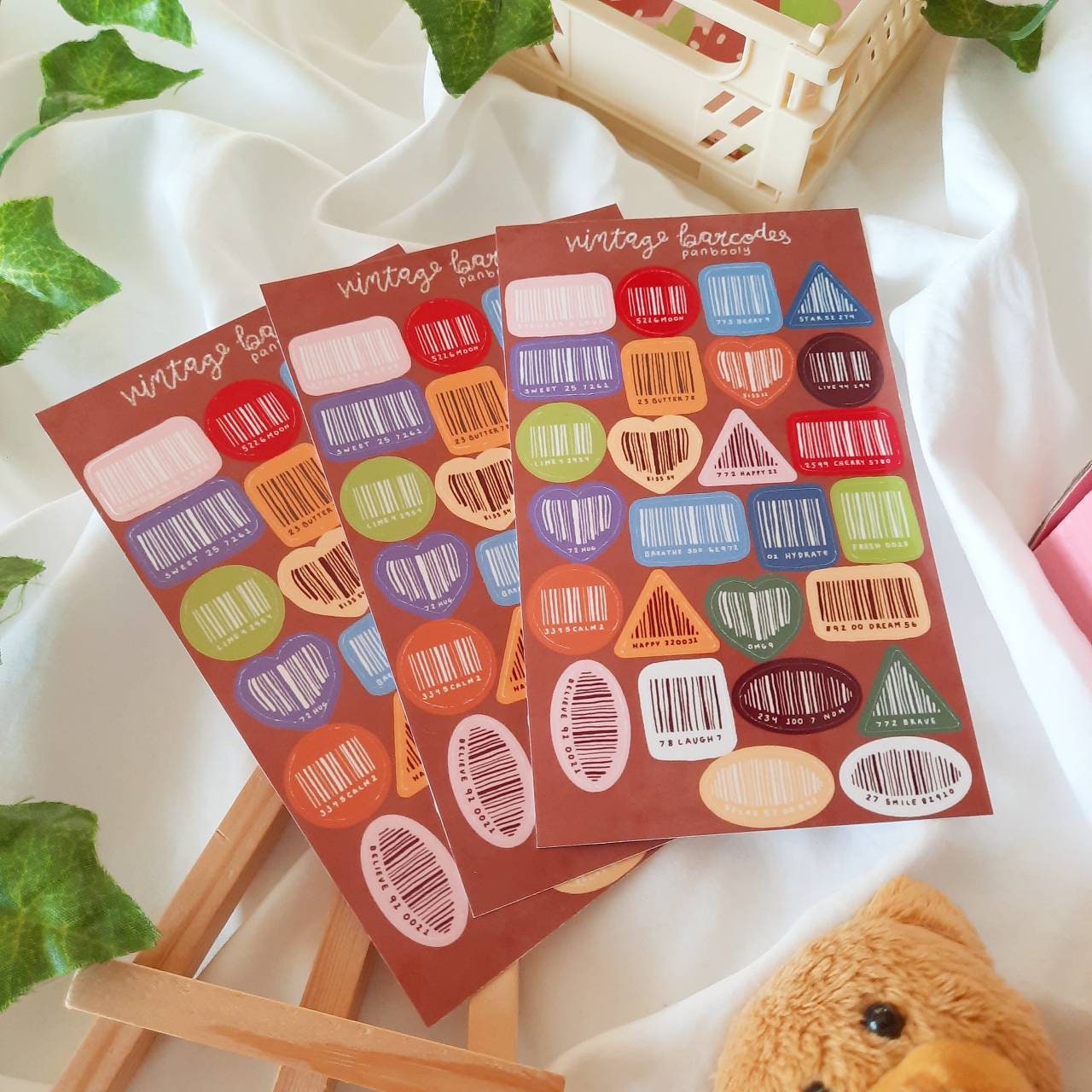 Barcode Sticker Sheet - Etsy