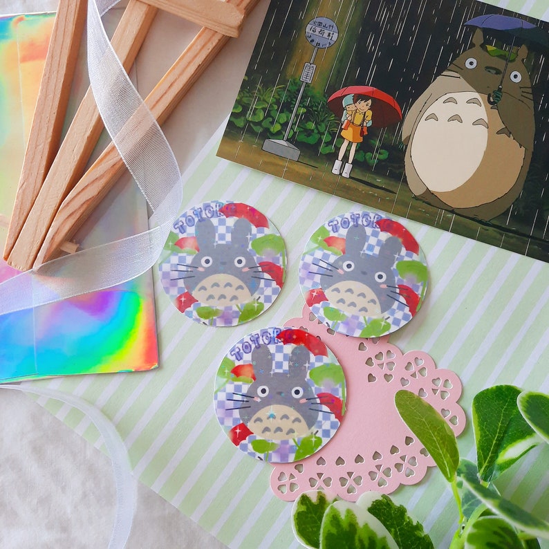 Totoro Sparkly Sticker image 2