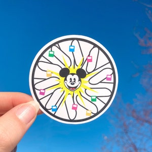 Disneyland Mickey's Fun Wheel Sticker | Disney Sticker | Disneyland California Adventure | Ferris Wheel | Disney Gift