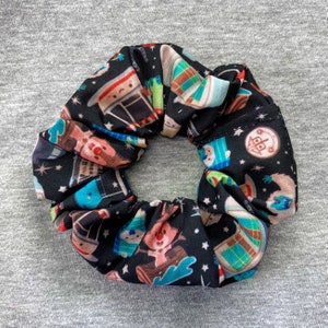 Retro Disney (Ride/Attraction/Food) Patterned Scrunchie | Disney Scrunchie | Hair Accessory | Scrunchy | Gift