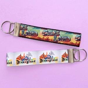 Disneyland Key Fobs | Carsland | Radiator Springs | Disney Parks | Wristlet | Lightning McQueen | Disney Gift