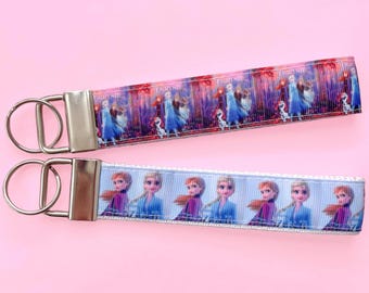Disney Frozen Key Fobs | Frozen 2 | Anna | Elsa | Olaf | Disney Accessory | Princesses | Arendelle | Disney Gift