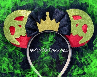 Poison Apple Mickey Ears (READY TO SHIP)