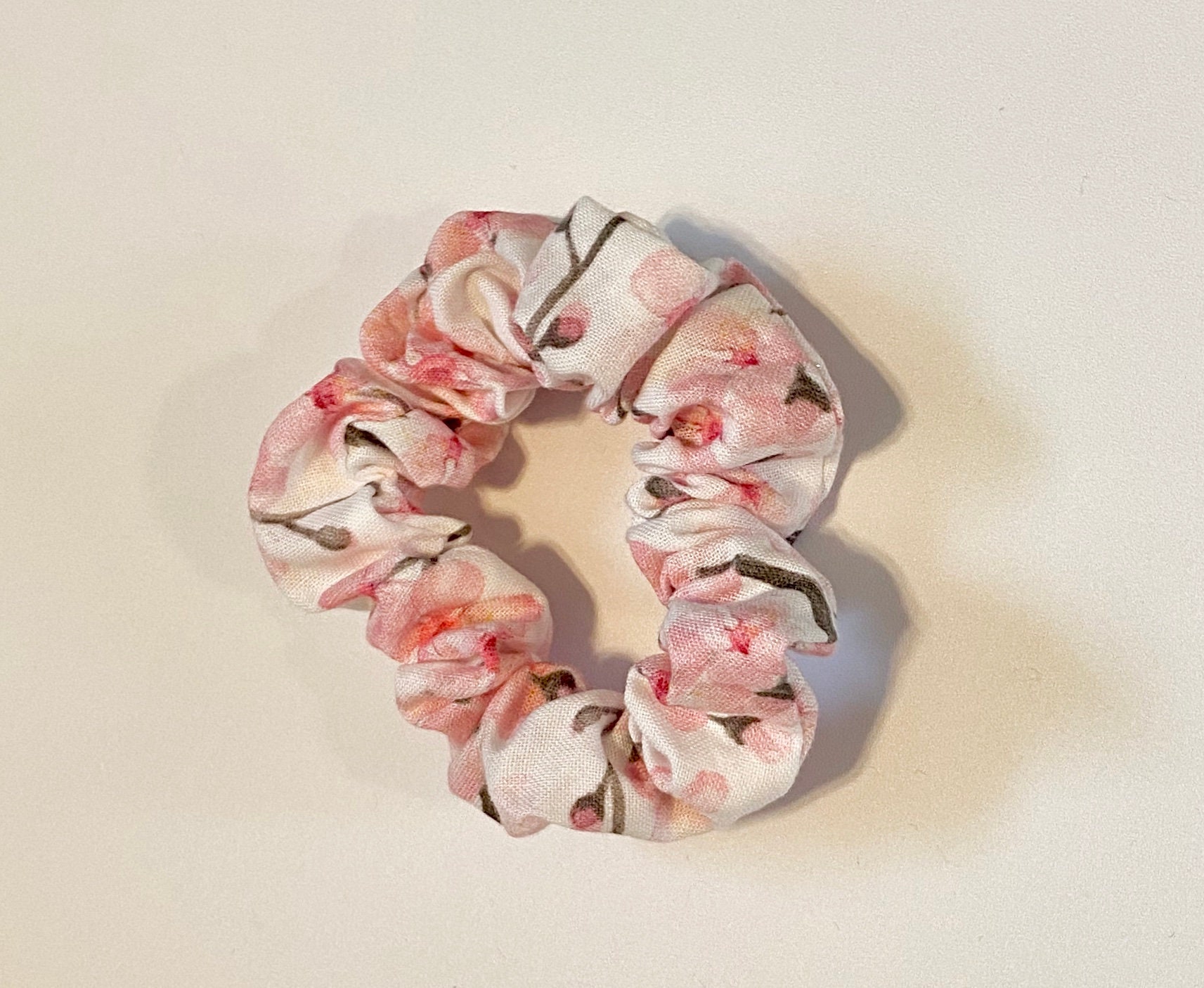 Silk Cherry Blossom Patterned Headband And Scrunchie Beach Blossom main image 2