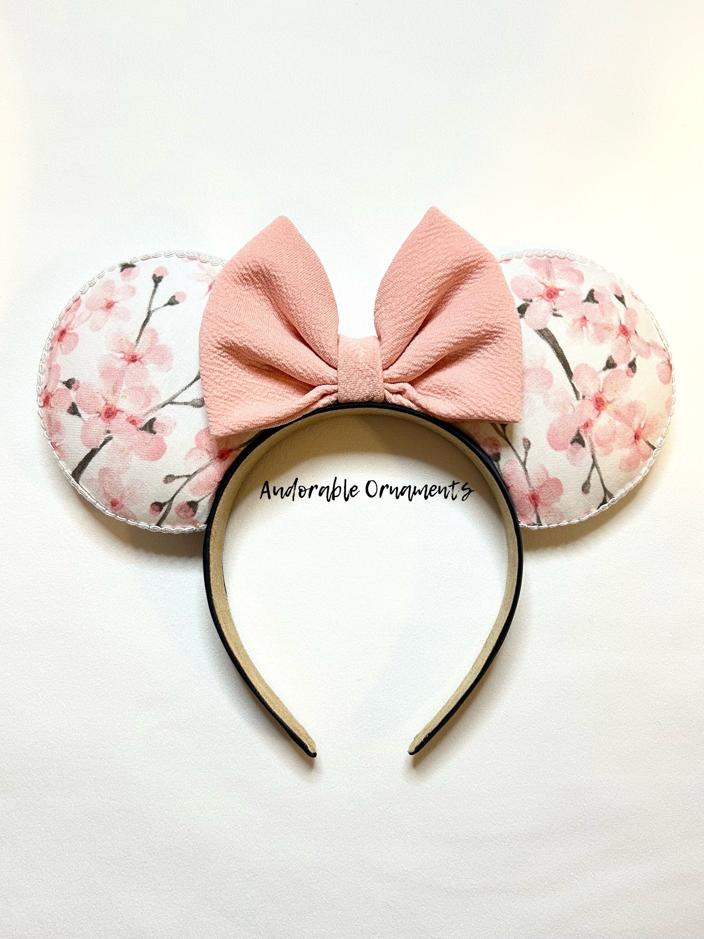 Pink Ombré Sakura Disney Mouse Ears Shanghai Minnie Ears Resort Disney Parks Mickey Mouse Sakura  main image 2