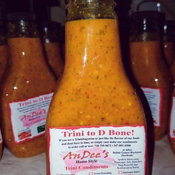 AnDee's Trini to d bone peppersauce