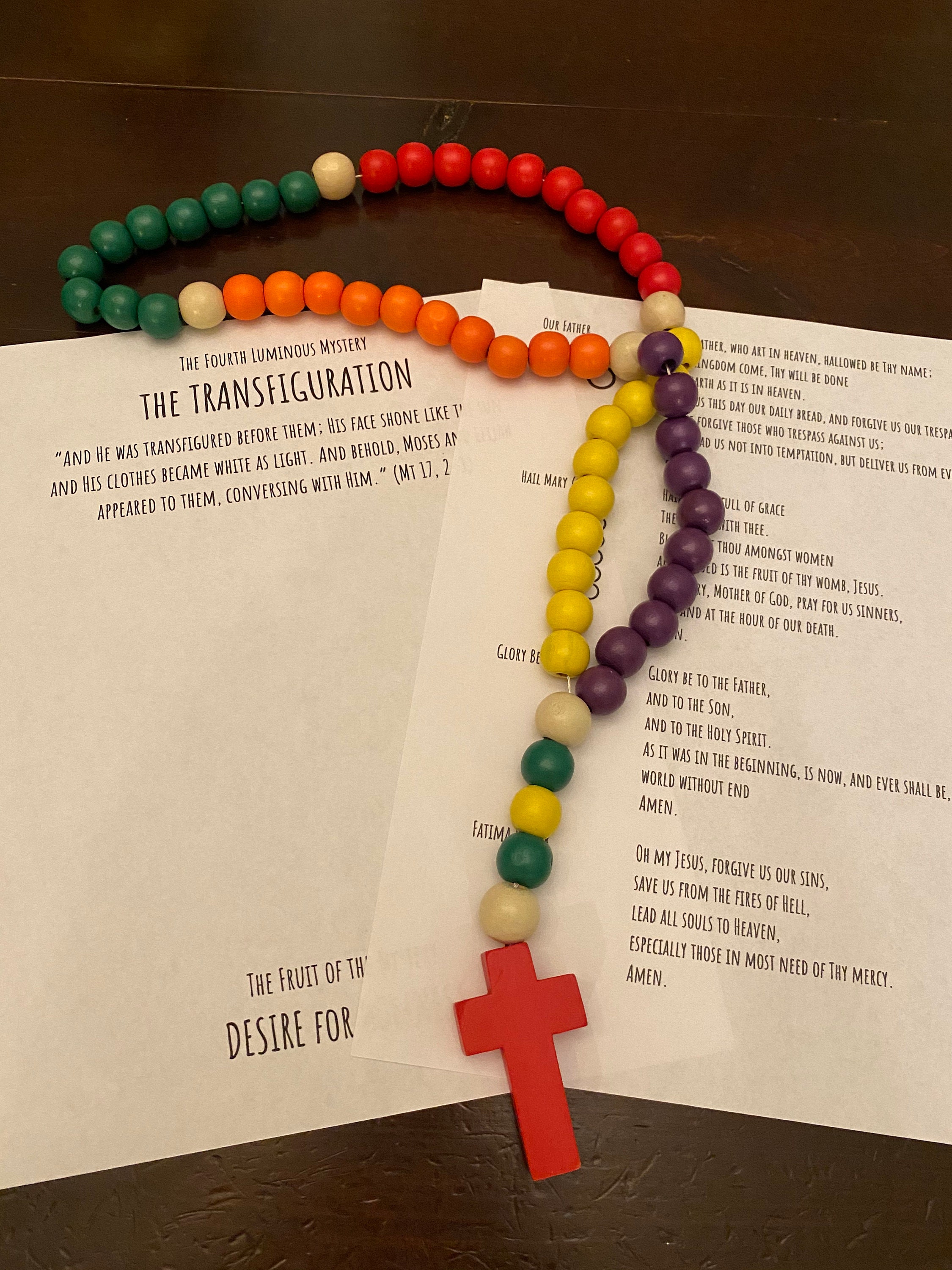 Rosary Activity Booklet: ALL Mysteries Printable Coloring Page Sheet ...
