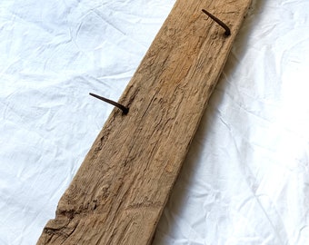 117cm Driftwood Plank | Natural Driftwood For Crafts | Shop Display Idea | Flat Driftwood / Driftwood Hooks