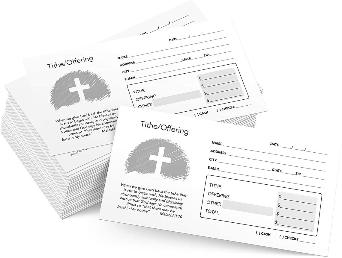 Offering Envelopes for Church box of 500 Envelopes Etsy Australia