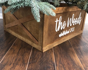 Folding Christmas Tree Box