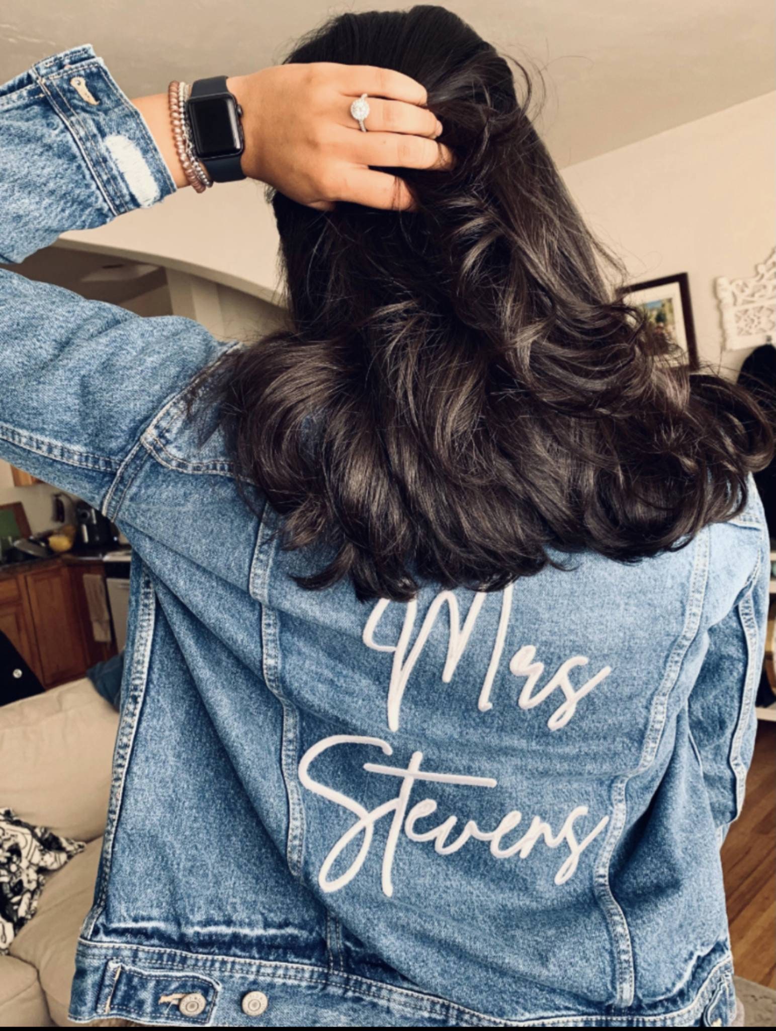 Custom Embroidered Jacket 100 PERMANENT Embroidery on YOUR Etsy